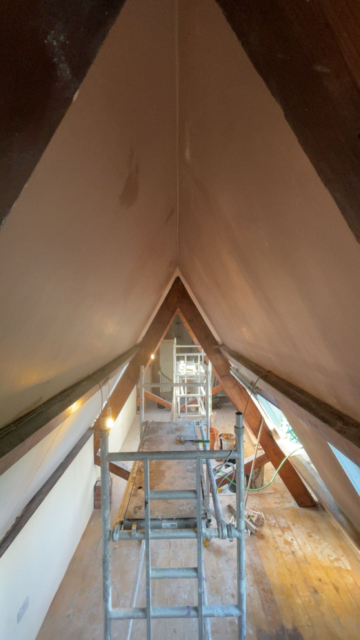 Port Erin attic conversion - Manxman plastering project image