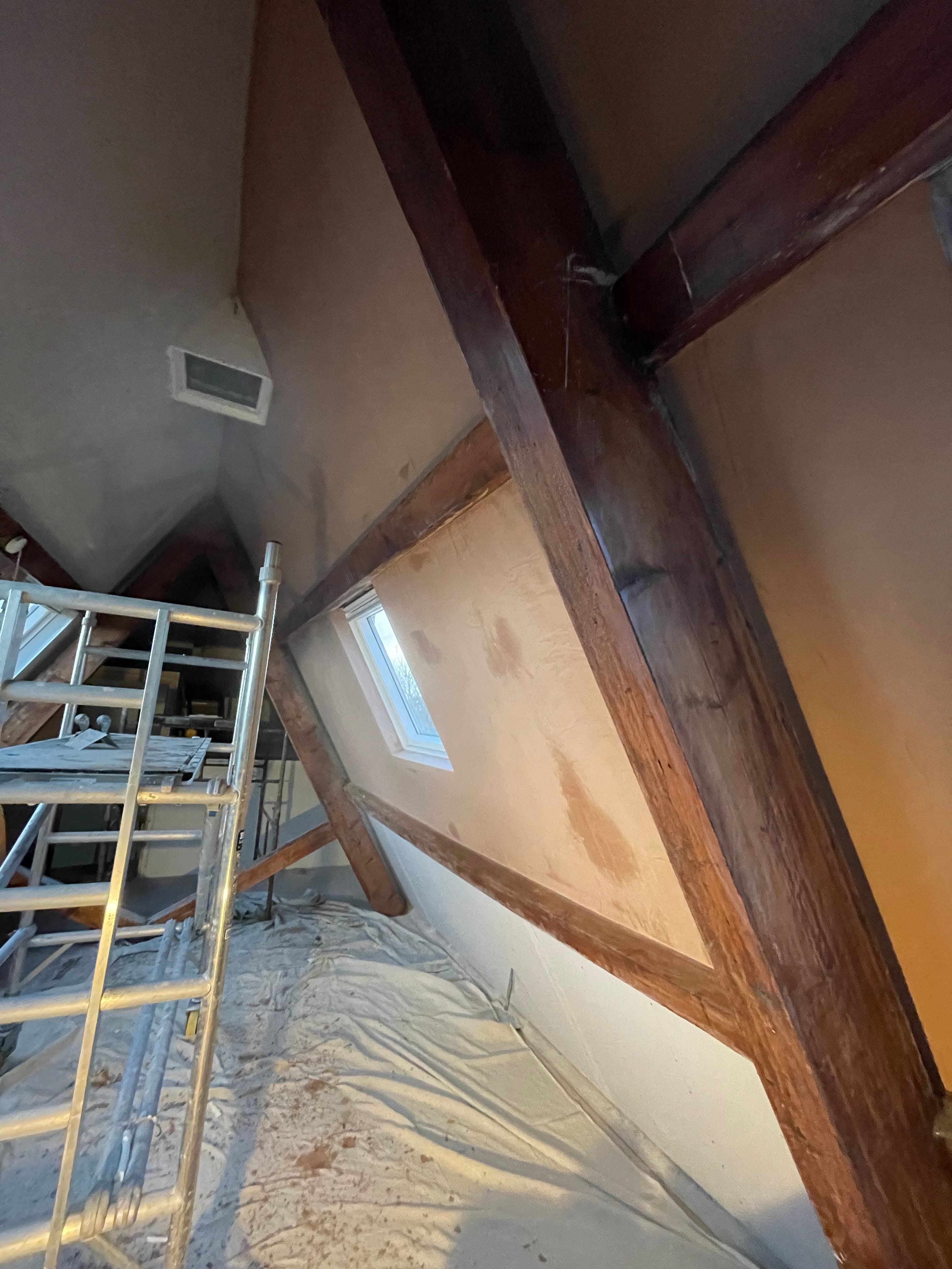 Port Erin attic conversion - Manxman plastering project image